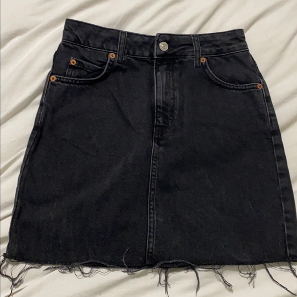 Topshop denim skirt